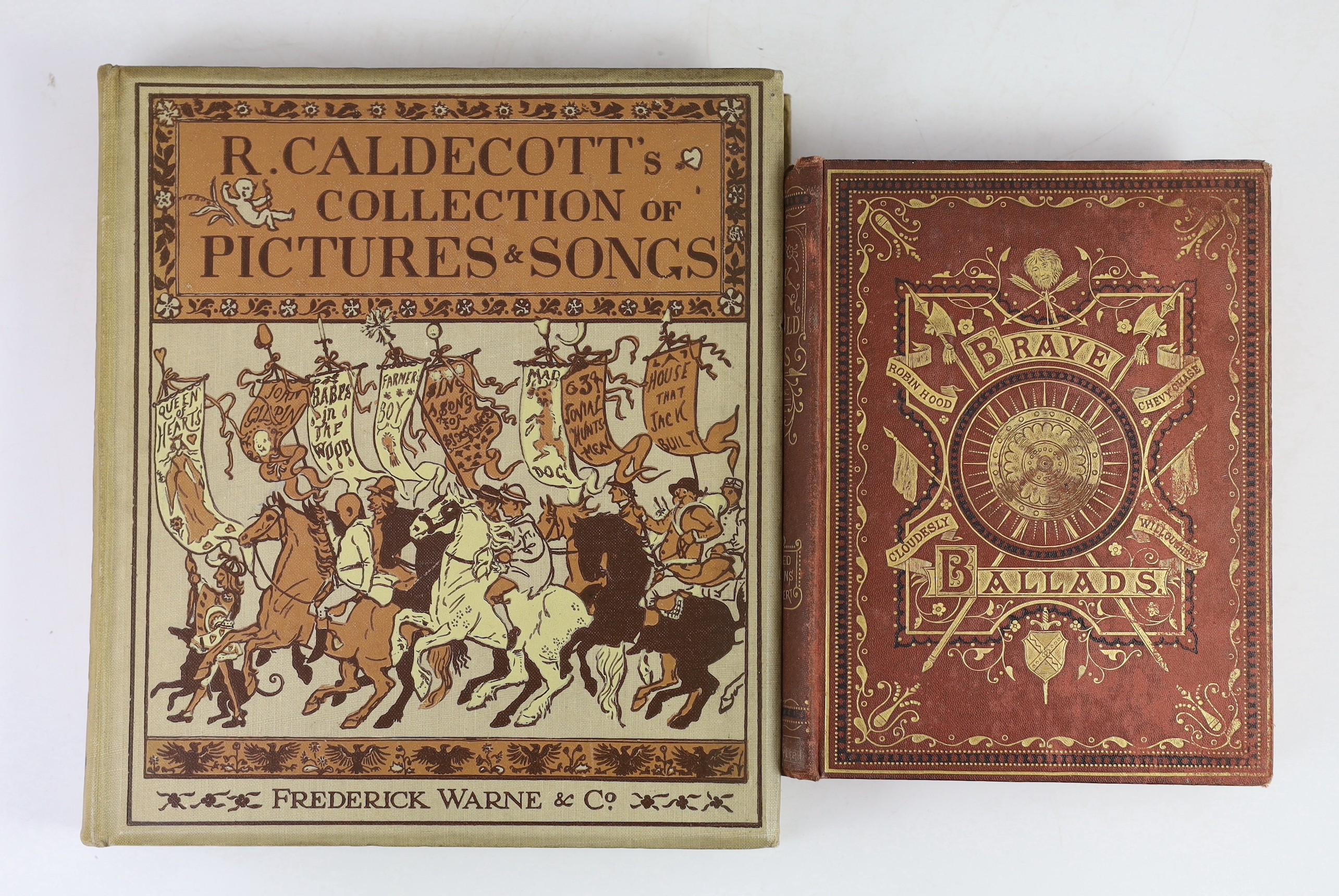 Nine early 20th century Children’s works - Caldecott, Randolph - The Complete Collection of Pictures and Songs, 4to, cloth, Frederick Warne and Co., circa 1920; and 8 others, including, Blackies Children’s Annual, 1912 a